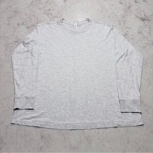 Lululemon All Yours Gray Long Sleeve Tee - Size 12